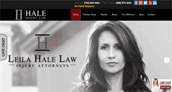 Desktop Screenshot of haleinjurylaw.com