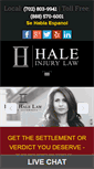 Mobile Screenshot of haleinjurylaw.com